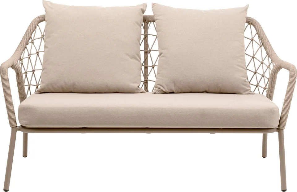kare-design-bank-milos-taupe-outdoor-sitzbank-2-personen-77x165x72-cm image 1