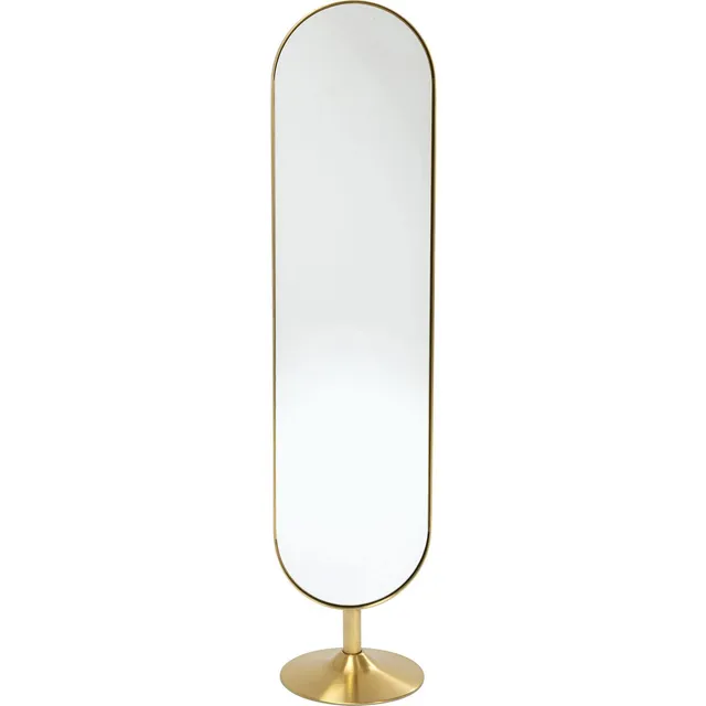 kare-design-standspiegel-curve-brass-oval-170x40-cm image 1