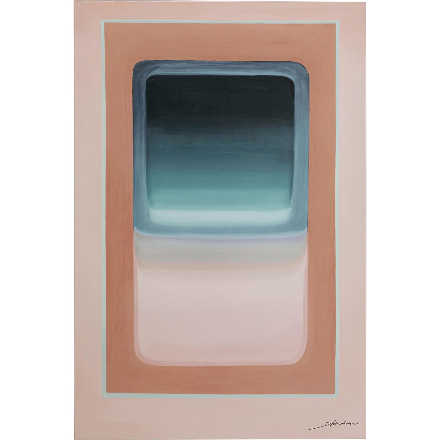 kare-design-tendency-pastell-leinwandbild-rosa-blau-150x100-cm image 1