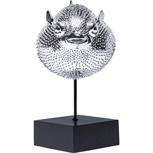 kare-design-dekofigur-blowfish-kugelfisch-chrom-silber-29x24x6-cm image 6