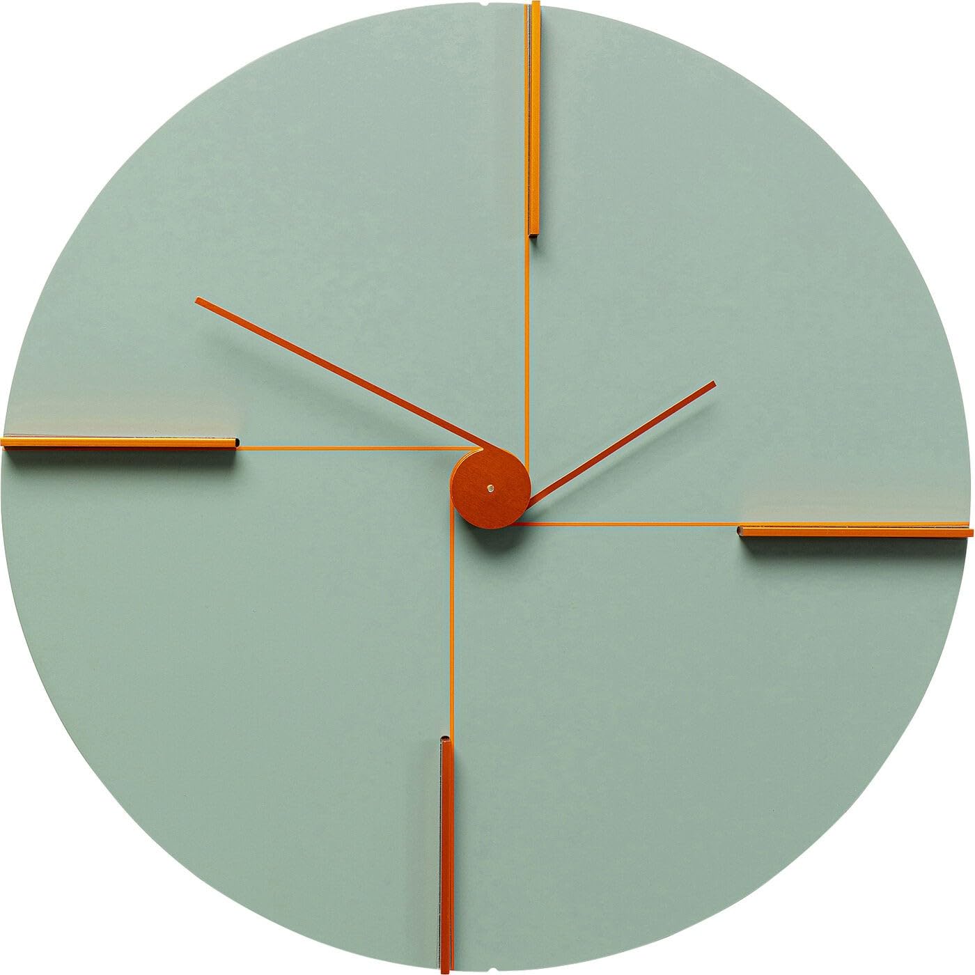 kare-design-wanduhr-felice-blau-30-cm-durchmesser-aluminium-quarzuhrwerk image 6