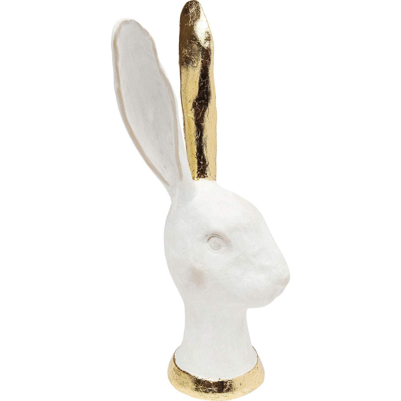 kare-design-bunny-deko-objekt-hase-wei-gold-30x12x11-cm image 4
