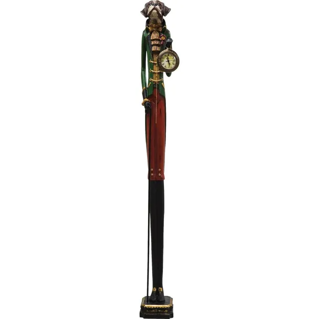 kare-design-standuhr-gentleman-dog-138x21-2x24-2cm image 1