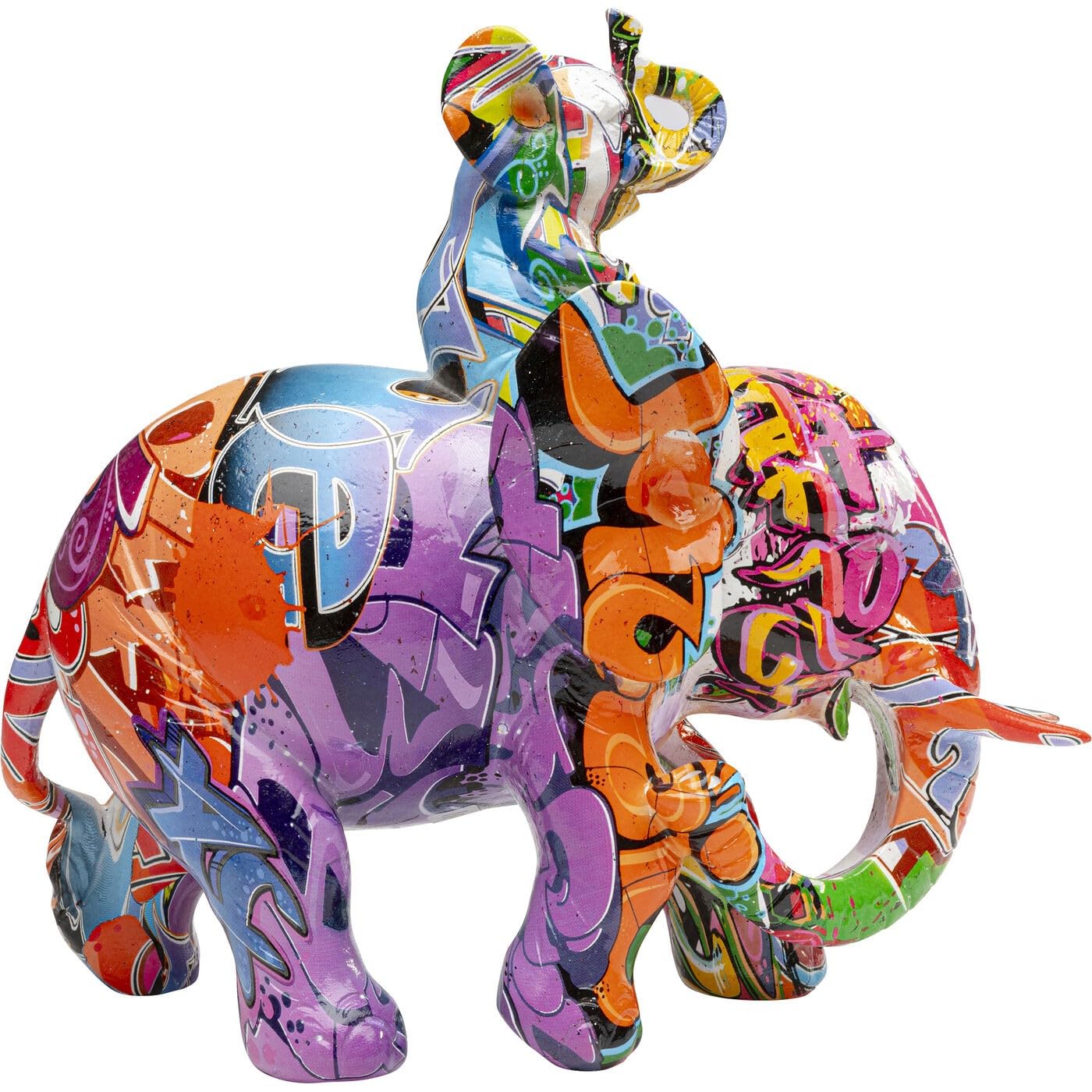 kare-design-elefant-zirkus-deko-figur-2er-set-schwarz-braun image 6