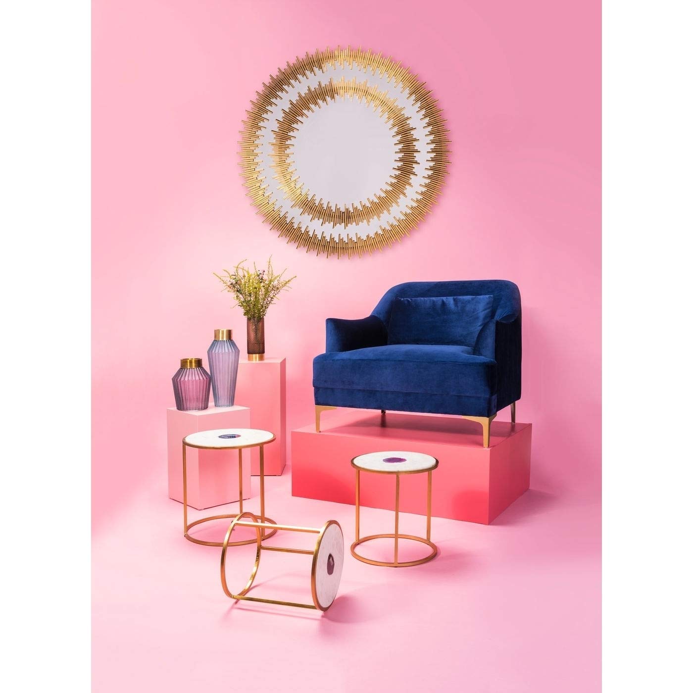 kare-design-solare-wandspiegel-gold-rund-132x132x5-cm image 3