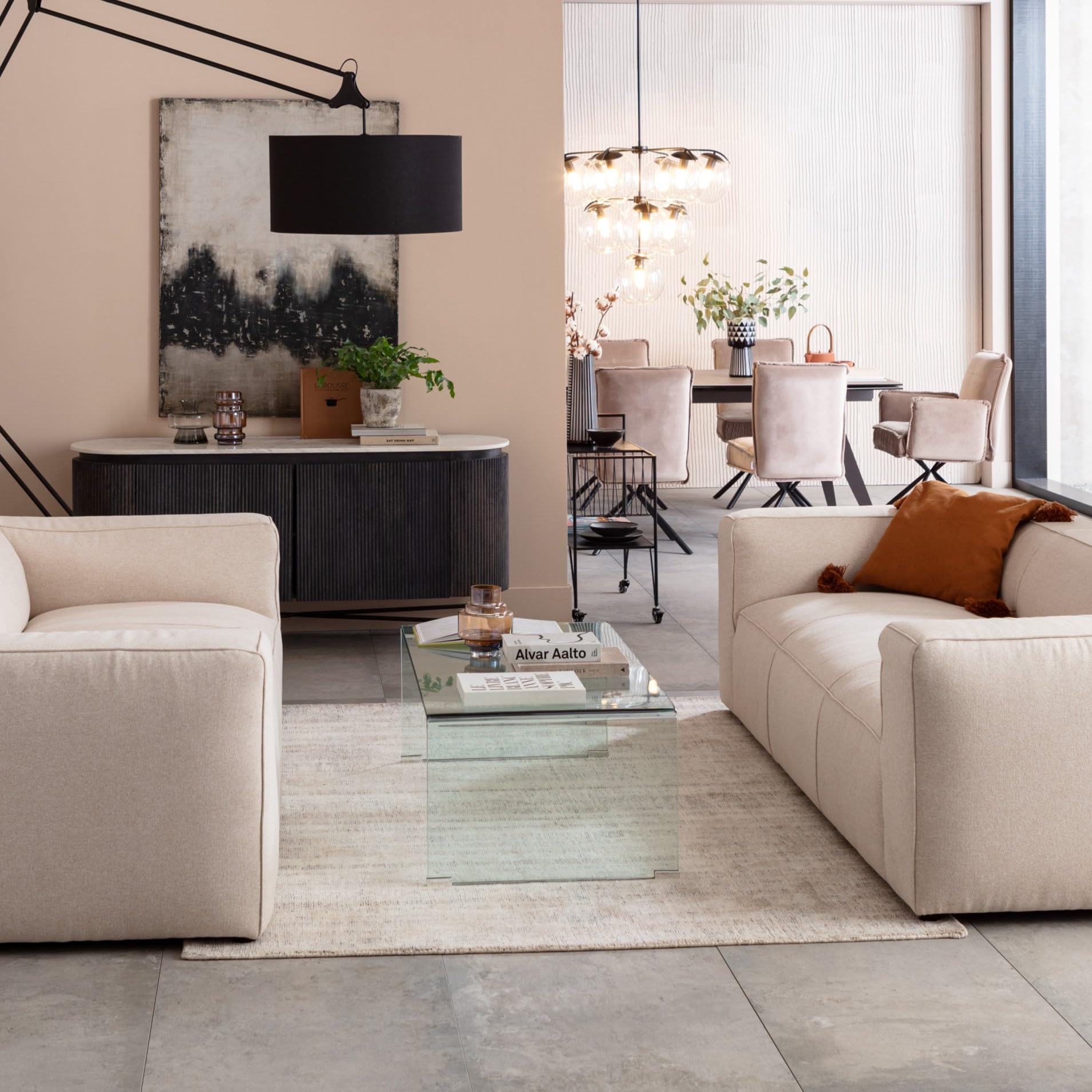 kare-design-teppich-gianna-beige-240x170-cm-handgewebter-viskose-teppich image 2