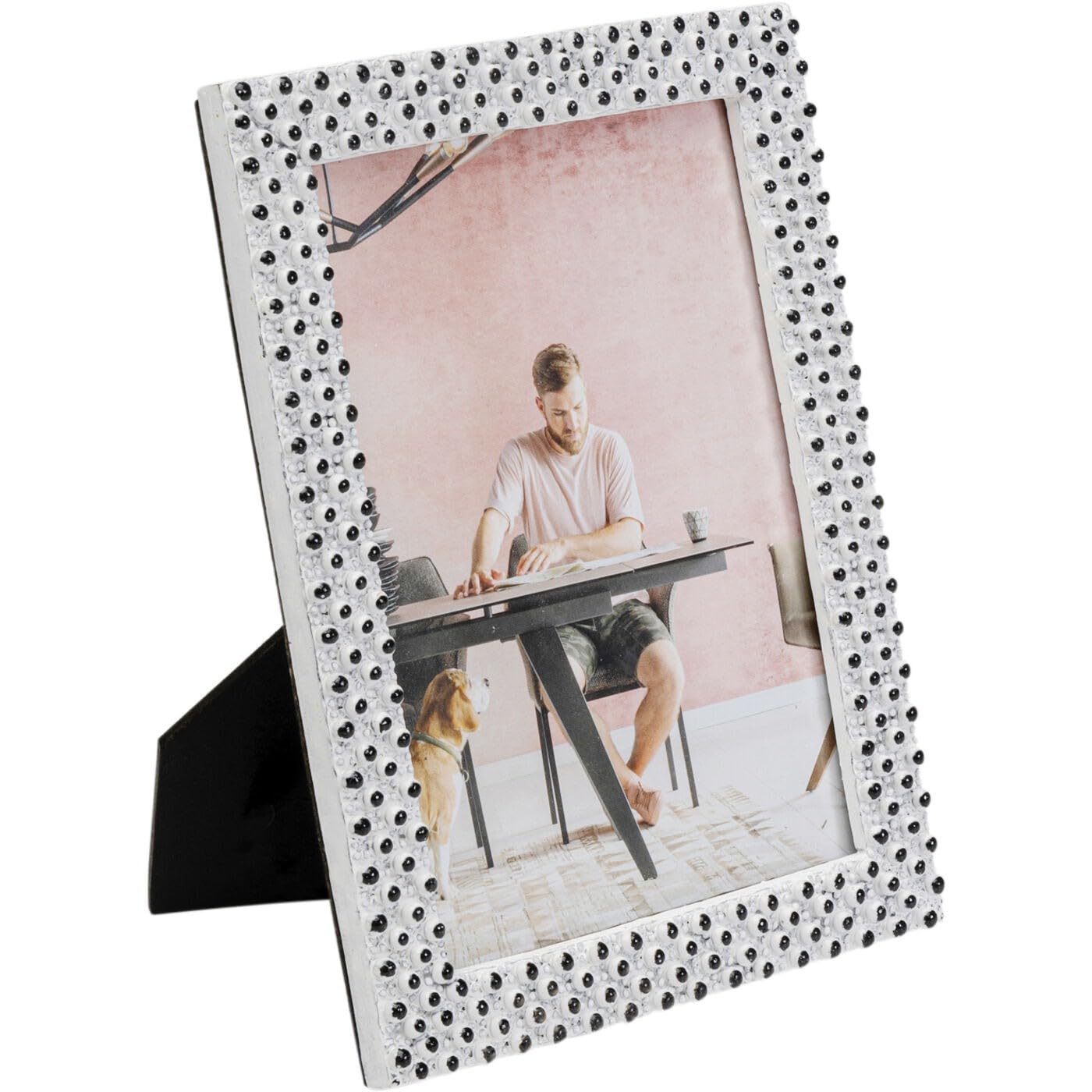 kare-design-bilderrahmen-lina-21x16-cm-schwarz-wei image 3