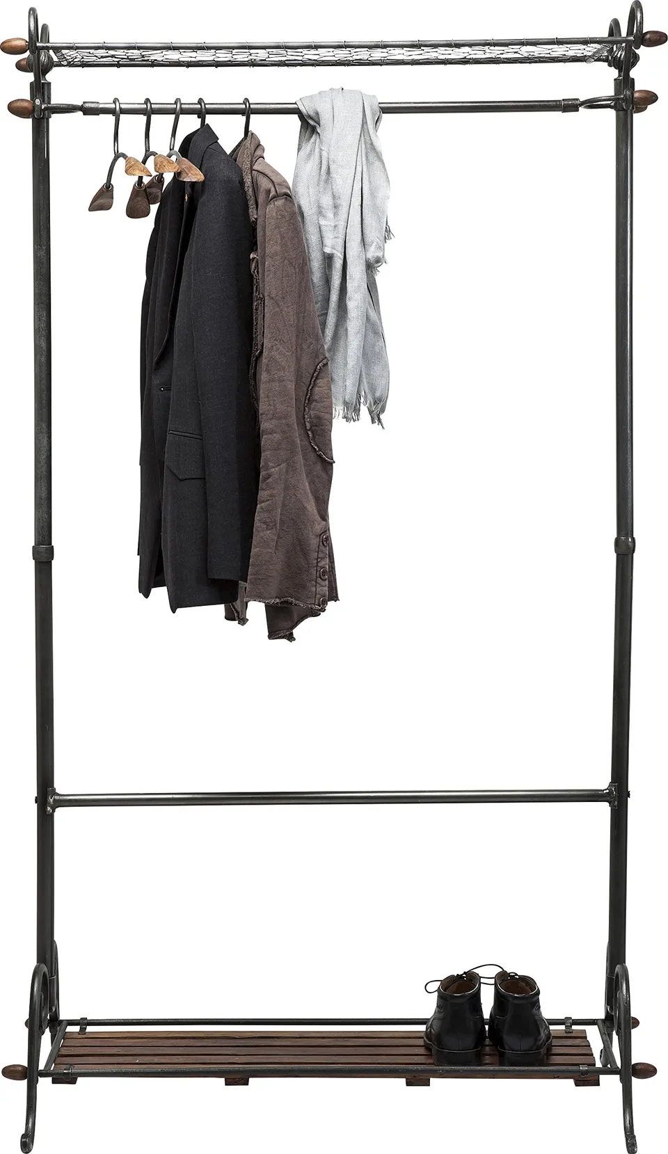 kare-design-garderobenst-nder-cosmopolitan-13-tlg-schwarz-170x100x56-cm image 1