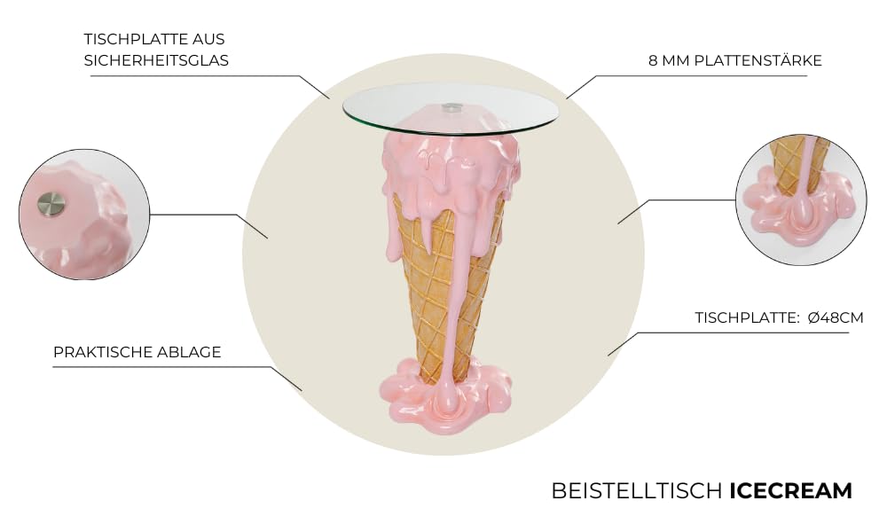 kare-design-beistelltisch-icecream-rosa-braun-72x48x48-cm-glastisch-eisfu image 4