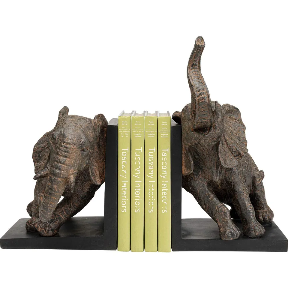 kare-design-buchst-tzen-elefanten-2er-set-buchst-tze-figuren-schwarz image 1