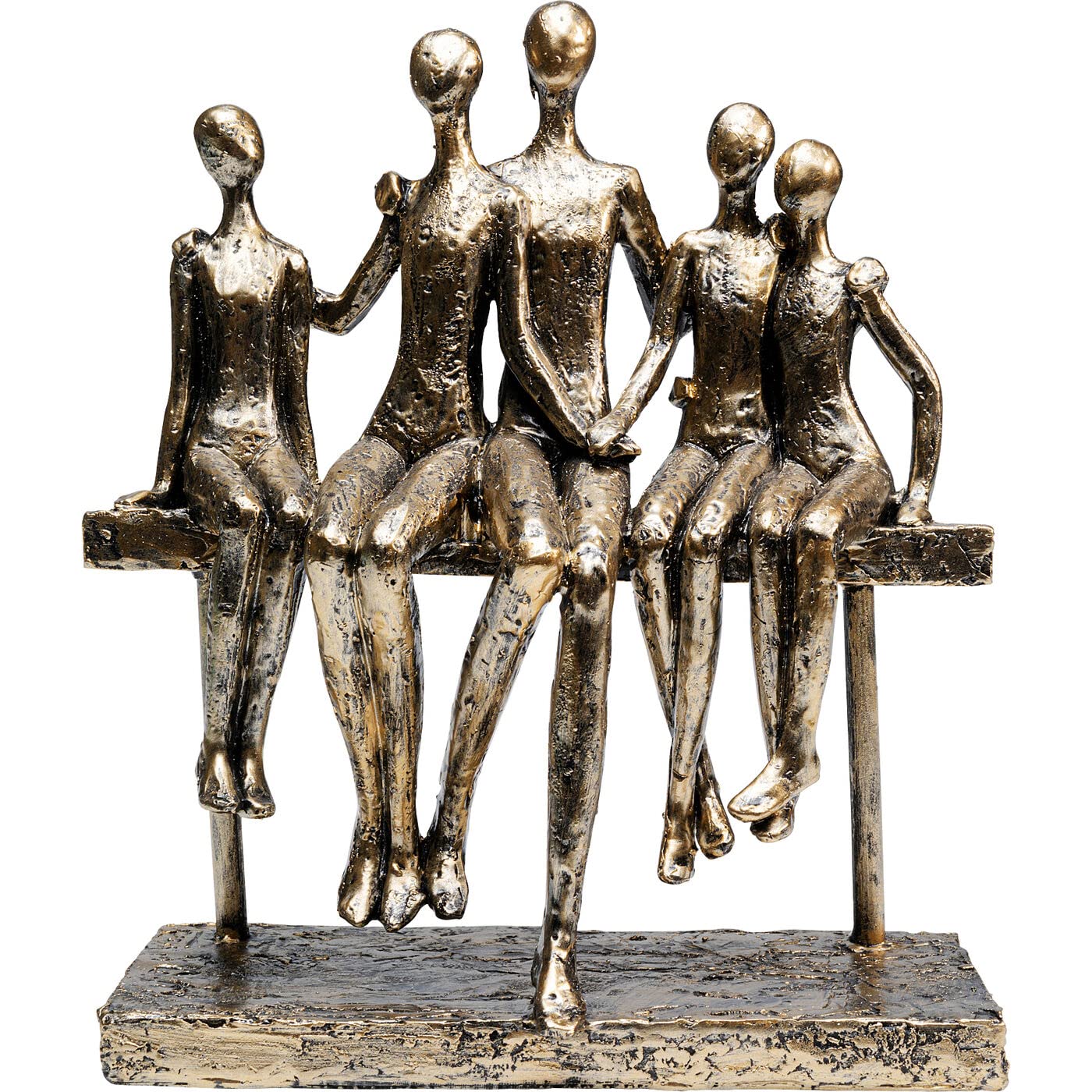 kare-design-dekofigur-sitting-break-24-cm-gold image 1