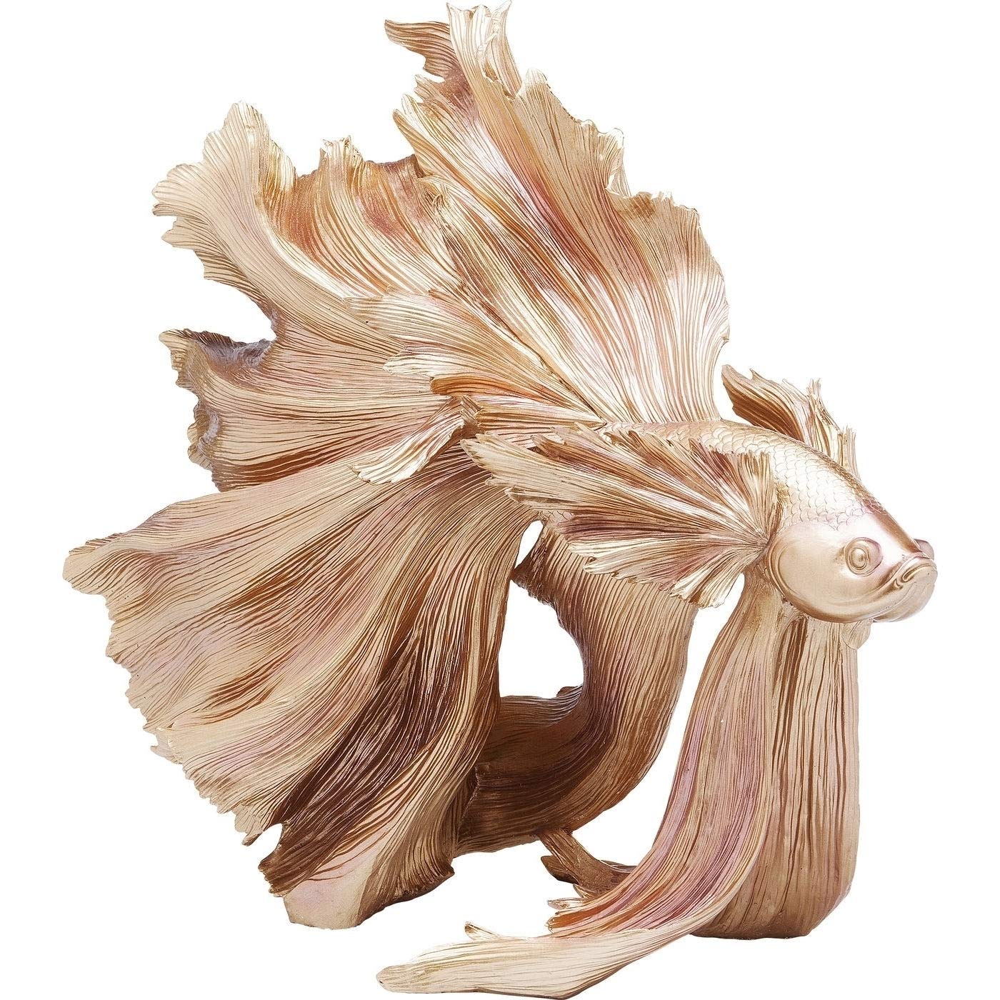 kare-design-deko-figur-betta-fish-gold-57x63x34cm image 3