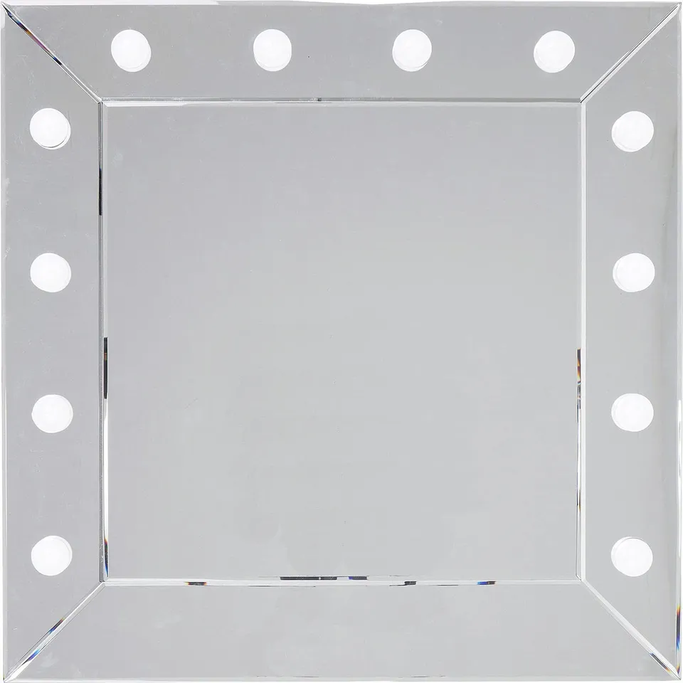 kare-design-make-up-square-81-x-81-cm-schminkspiegel-mit-beleuchtung-hollywood image 1