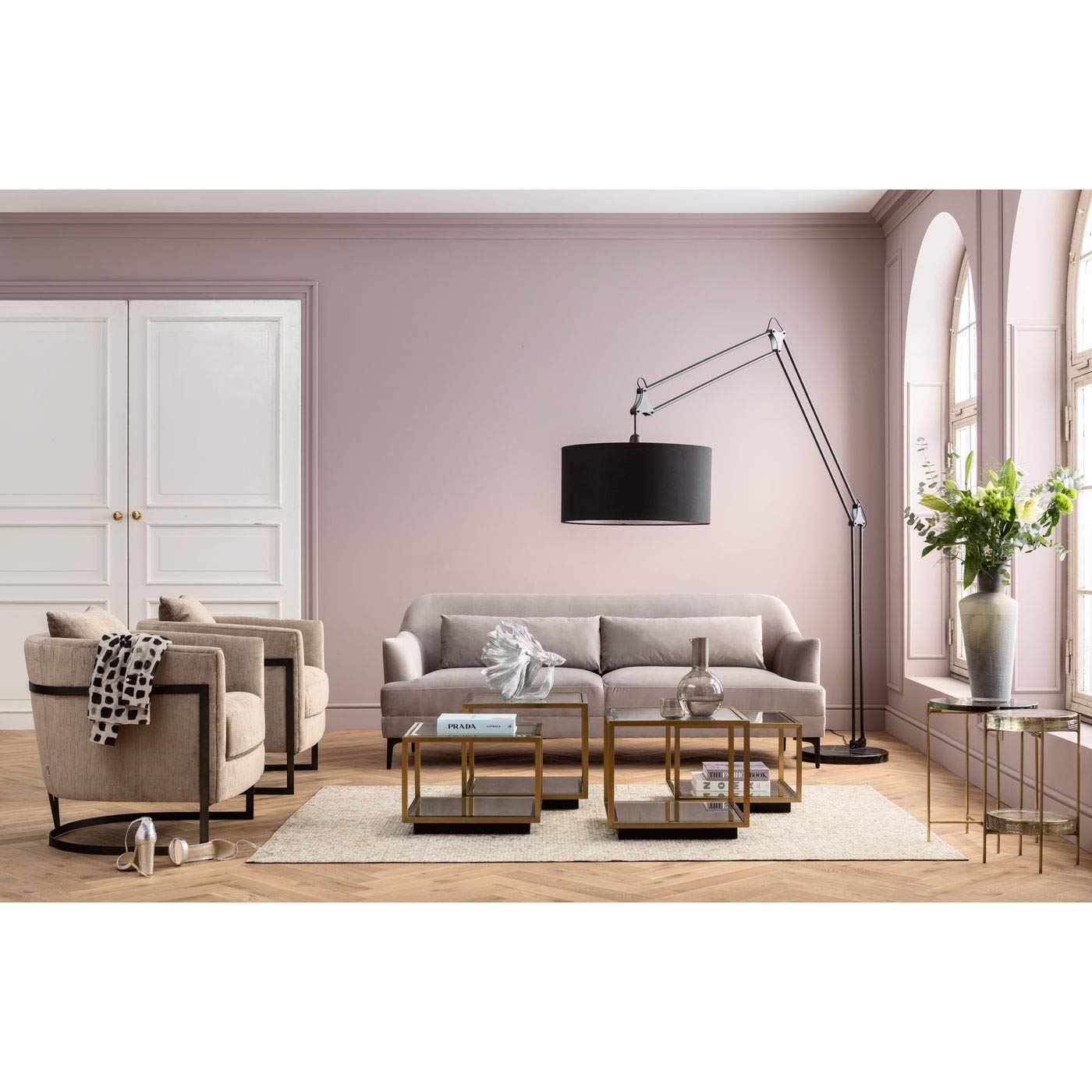 kare-design-couchtisch-luigi-4er-set-gold-quadratisch image 2
