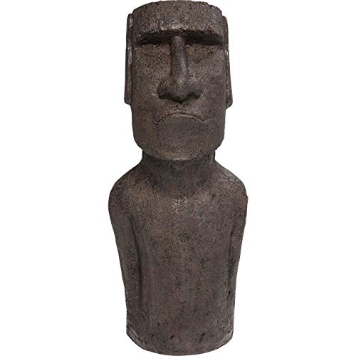 kare-design-deko-objekt-easter-island-grau-bodenfigur-skulptur-80x34x26-cm image 8