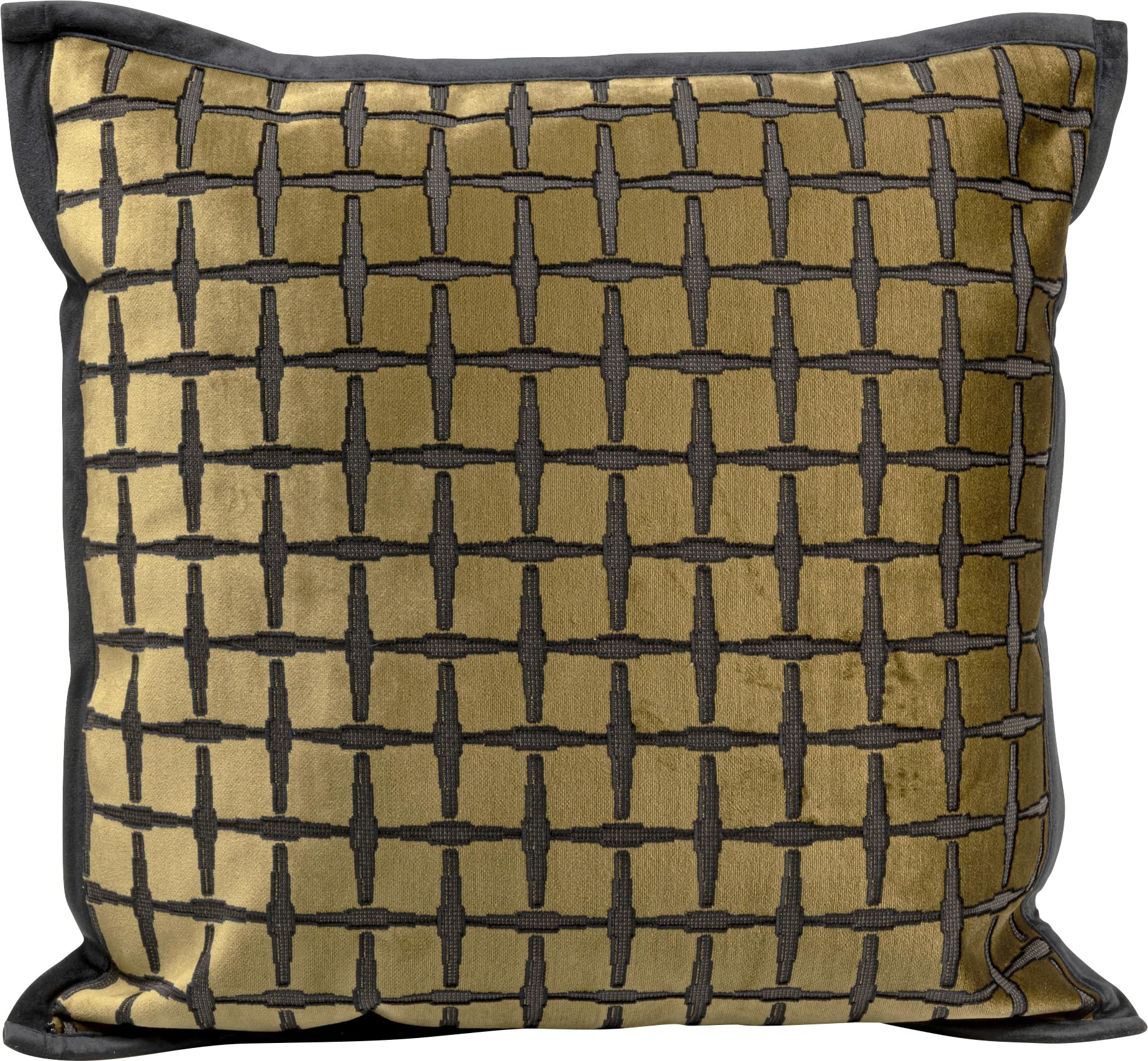 kare-design-jaqui-kissen-kariert-gr-n-quadratisch-45x45-cm image 1