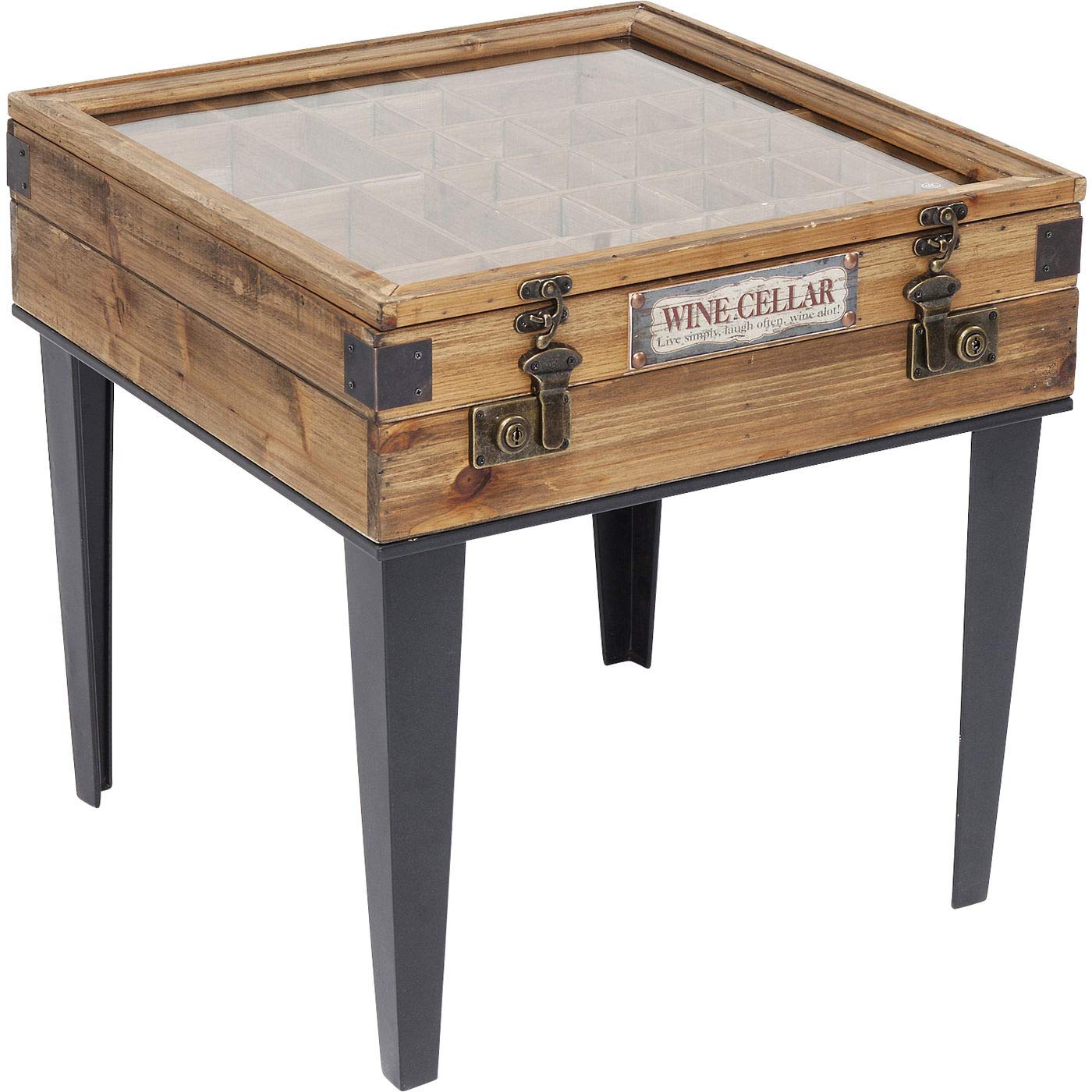 kare-design-beistelltisch-collector-nature-55x55x55cm-tannenholz-glas image 4