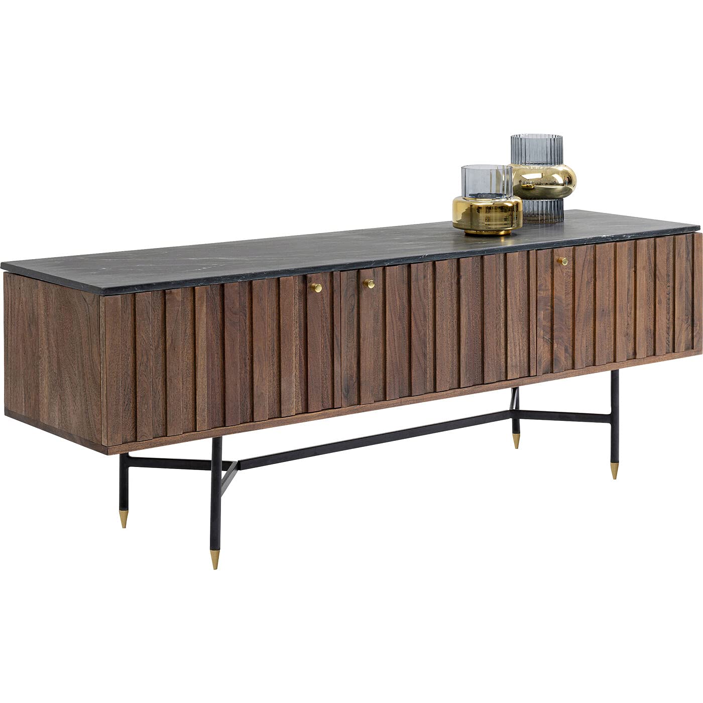 kare-design-apiano-lowboard-55x150x40-cm-braun-schwarz-tv-konsole-3-t-ren image 7