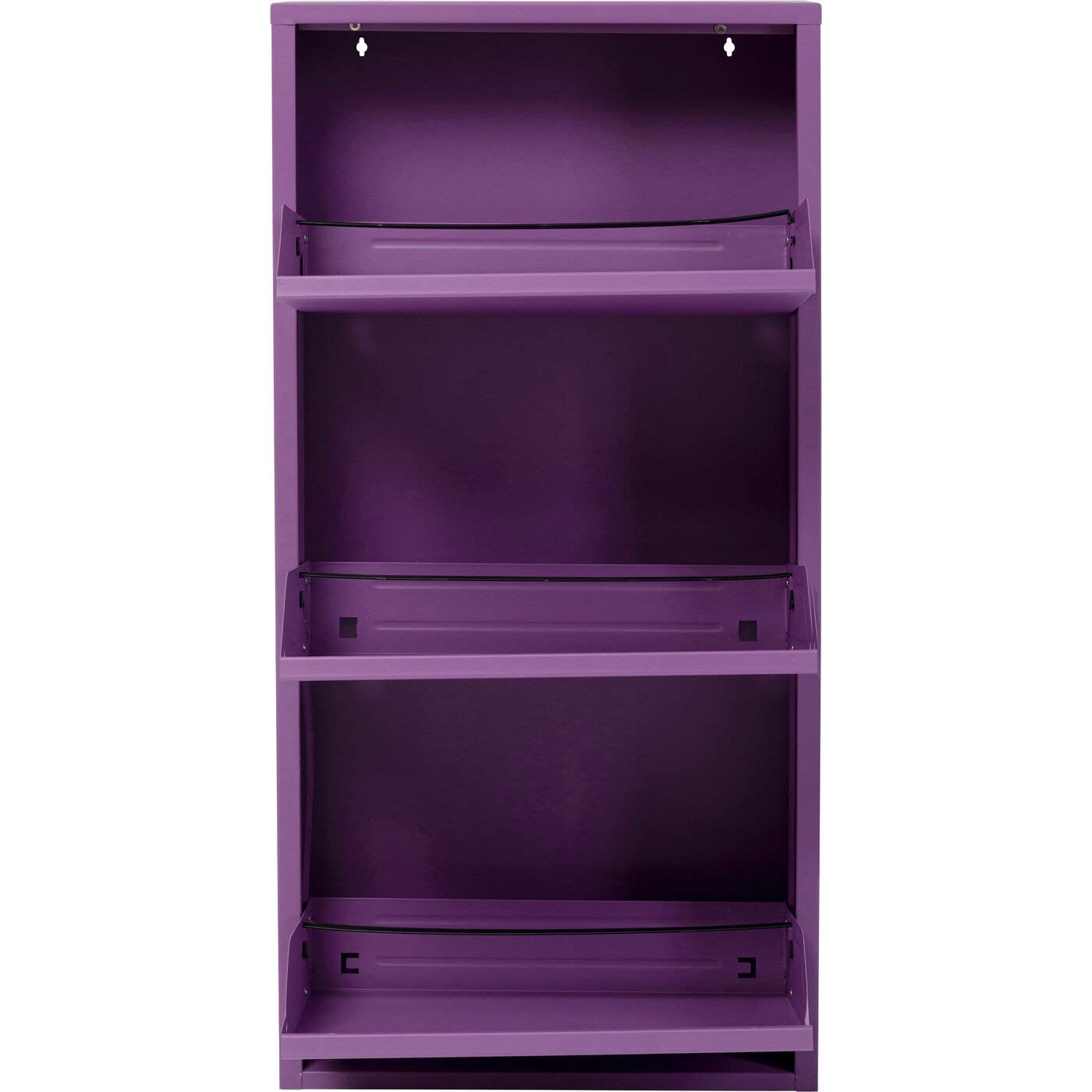 kare-design-schuhschrank-caruso-violet-metall-mit-3-klappen-103x50x15-cm image 5
