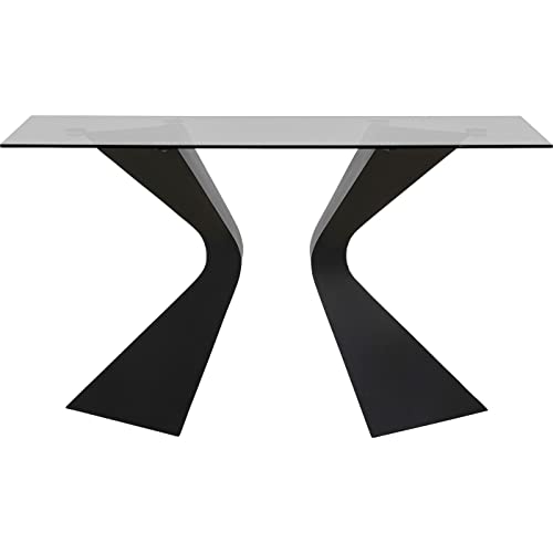 kare-design-gloria-konsole-schwarz-stahlgestell-glasplatte-140x45-cm image 5