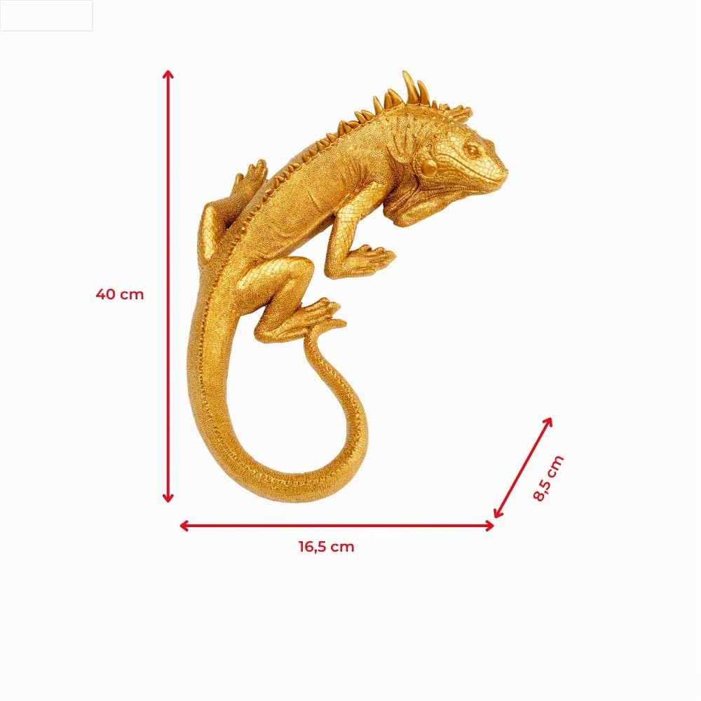 kare-design-wandobjekt-lizard-gold-40x17x9-cm image 4