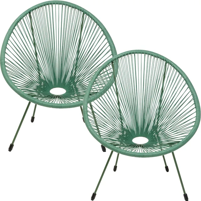 kare-design-gartenm-bel-2er-set-acapulco-mono-gr-n-2x-sessel-outdoor-retro-desig image 1