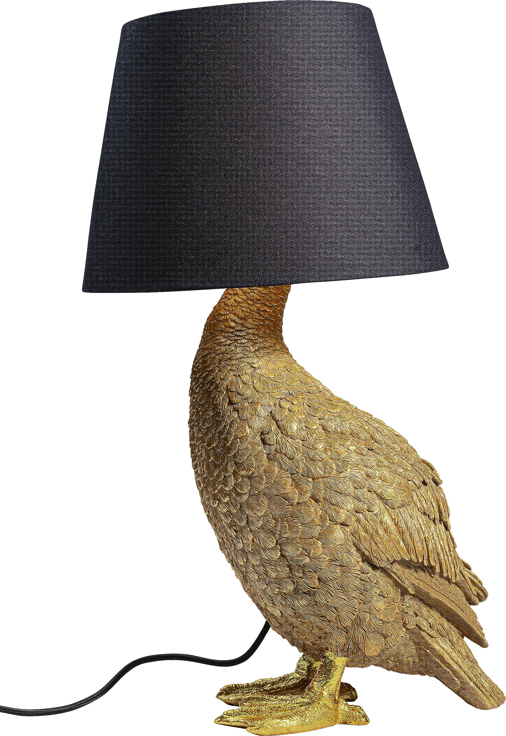 kare-design-tischleuchte-animal-duck-gold-braun-53x31x31-cm image 6