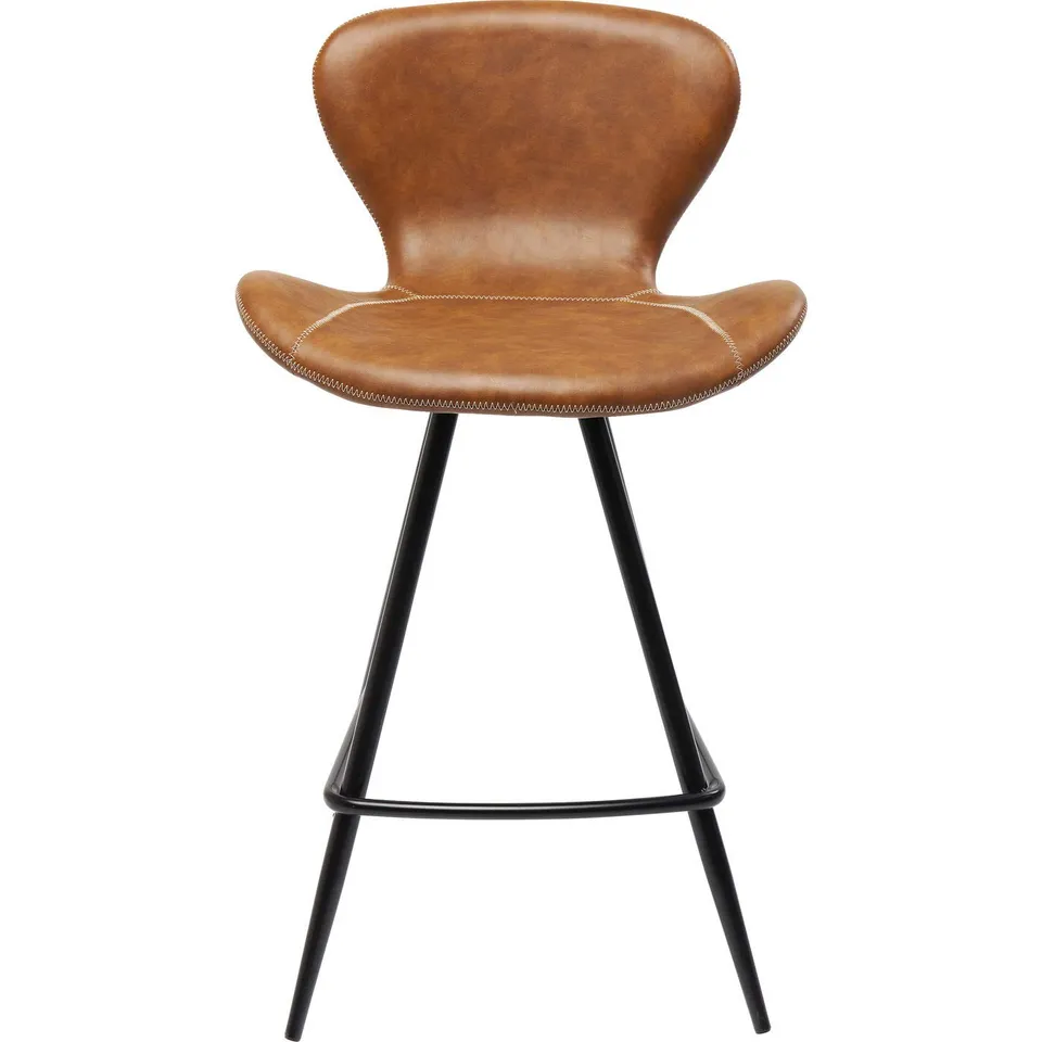 kare-design-barhocker-rusty-91x53x53cm-barstuhl-braun-lederoptik image 1