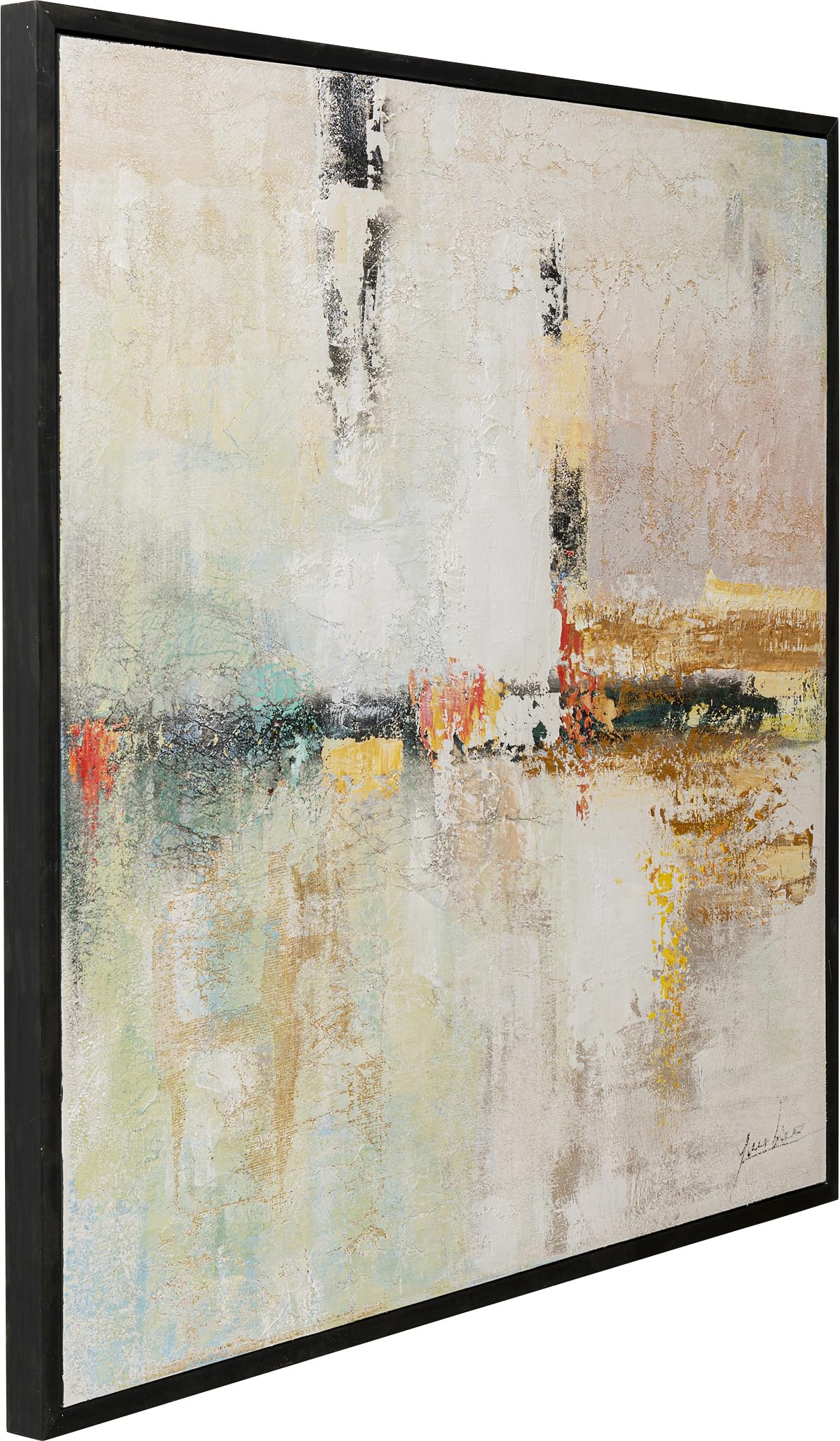 kare-design-bild-mit-rahmen-dust-gold-leinwandbild-120x120x2-8-cm image 4