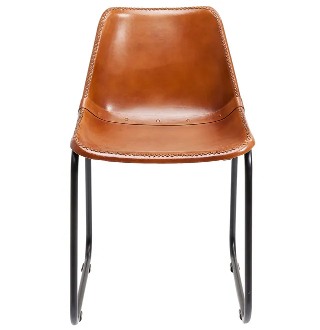kare-design-vintage-leather-stuhl-braun-cognac-ziegenleder-42-x-45-x-78-cm image 1