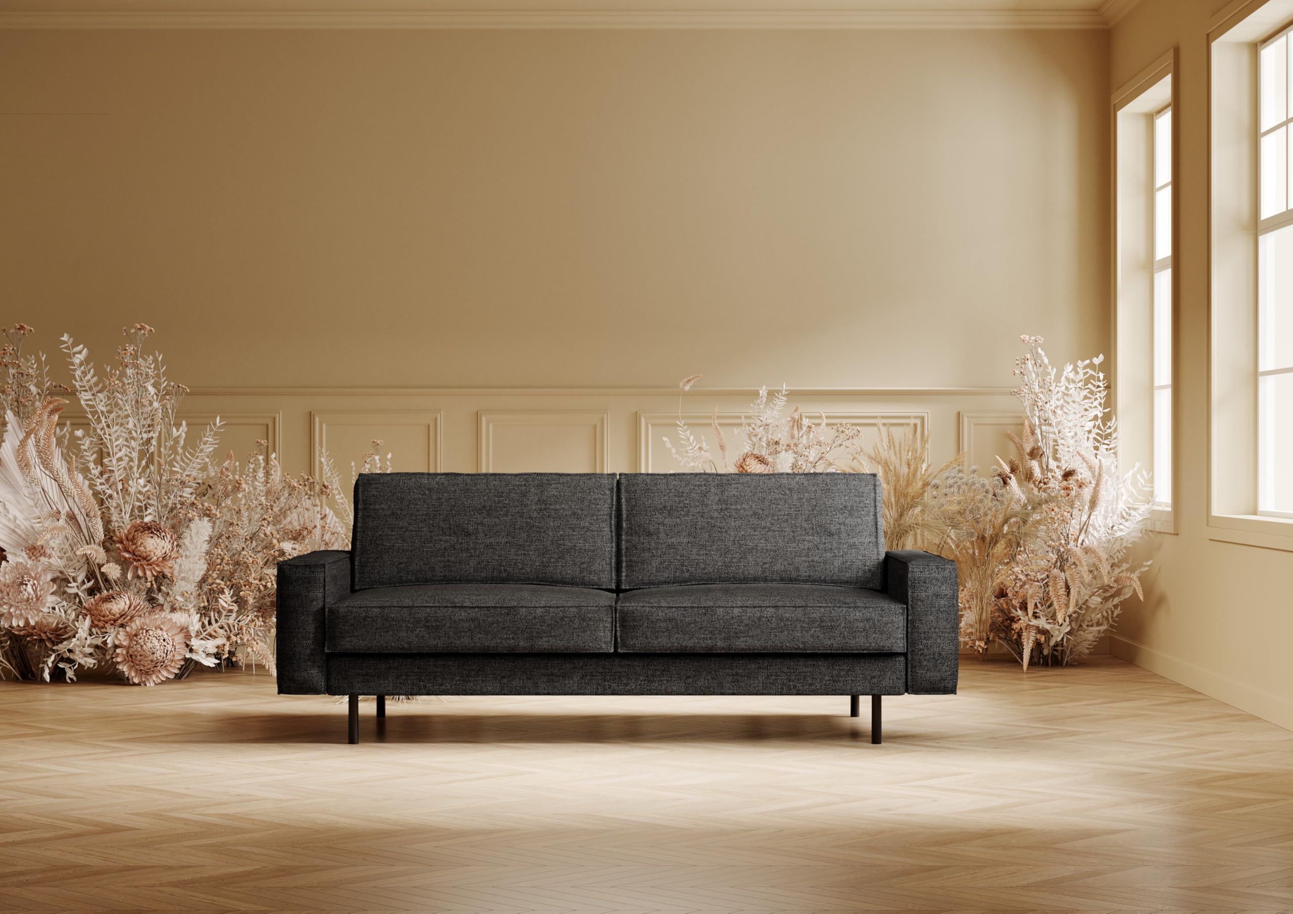 kare-design-neo-sofa-2-sitzer-anthrazit-215cm-polstersofa-mit-armlehnen image 2