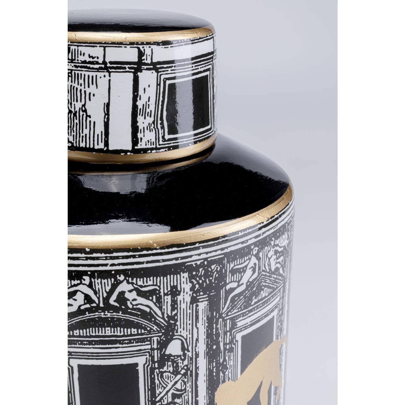 kare-design-tempelbox-affen-deckeldose-30-cm-schwarz-wei-gold image 5
