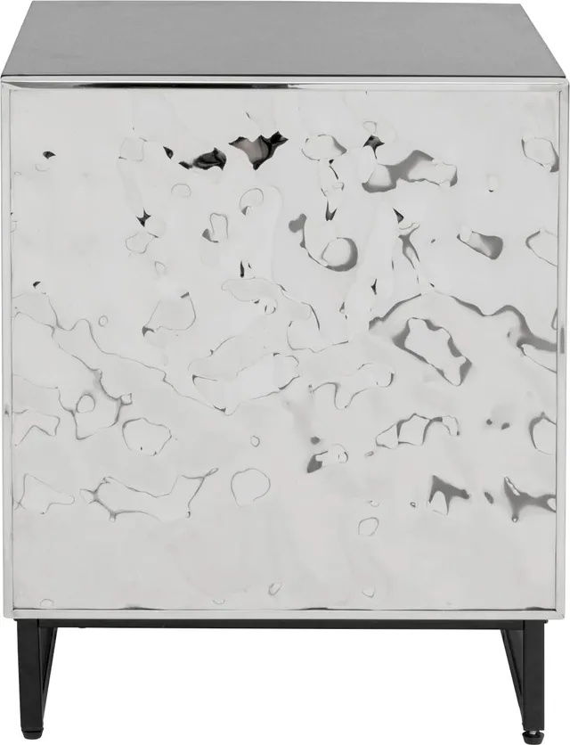 kare-design-carino-kommode-nachttisch-silber-schwarz-chrom-finish-50x40x39-cm-pu image 1