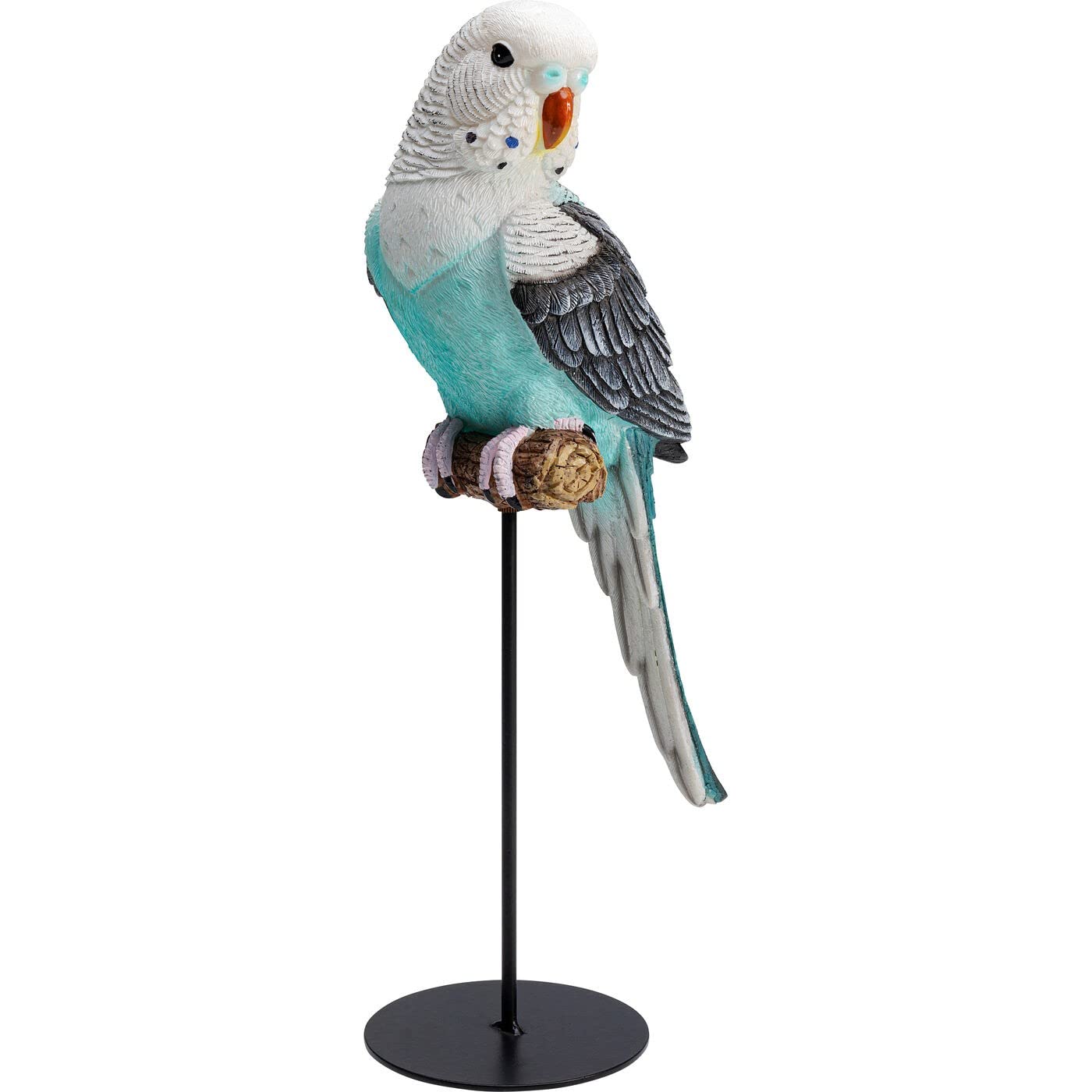 kare-design-deko-figur-papagei-gr-n-36cm-auf-sitzstange image 7