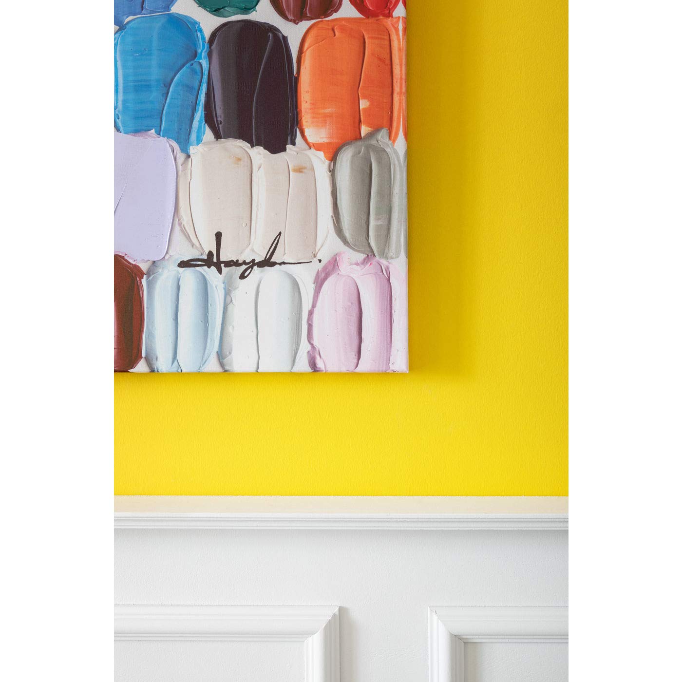 kare-design-bild-touched-colorful-dots-140x200x3-5-cm-abstraktes-leinwandbild-mi image 4
