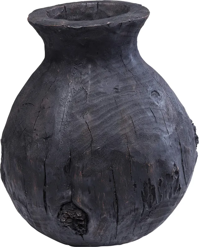 kare-design-vase-elemento-schwarz-41-4-x-36-3-x-36-3-cm-bodenvase-aus-kunstharz image 1