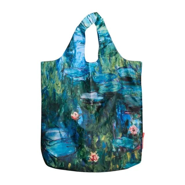 cedon-easy-art-bag-monet-seerosen-einkaufsbeutel-recycled-pet image 1
