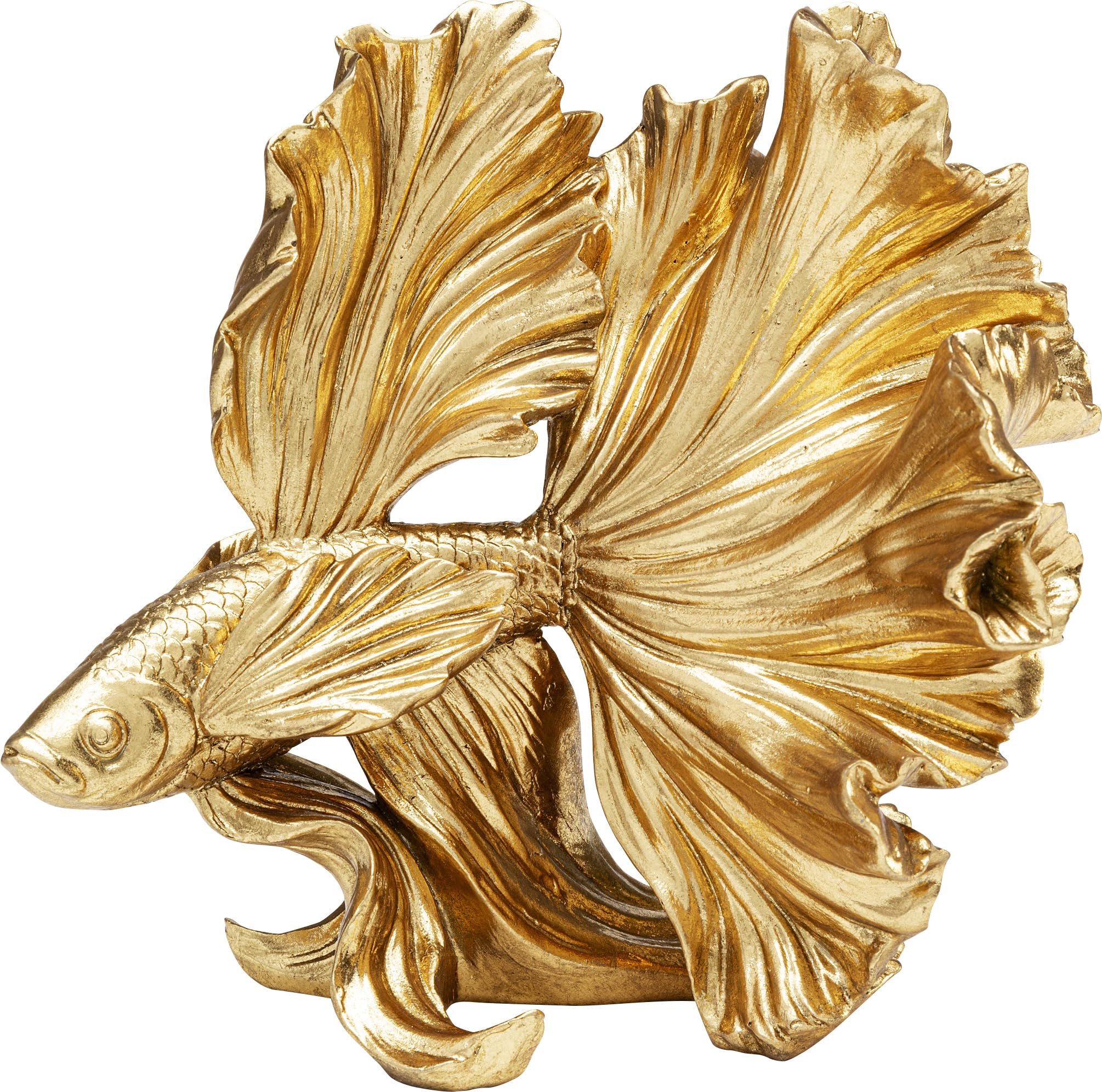 kare-design-deko-figur-betta-fish-fisch-gold-27x24x14-cm image 7