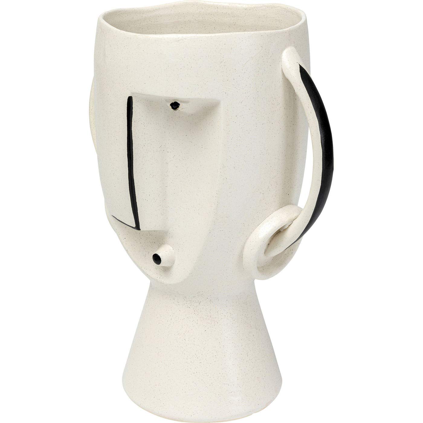 kare-design-vase-face-pot-wei-handbemalte-keramik-vase-30x23x16-cm image 7