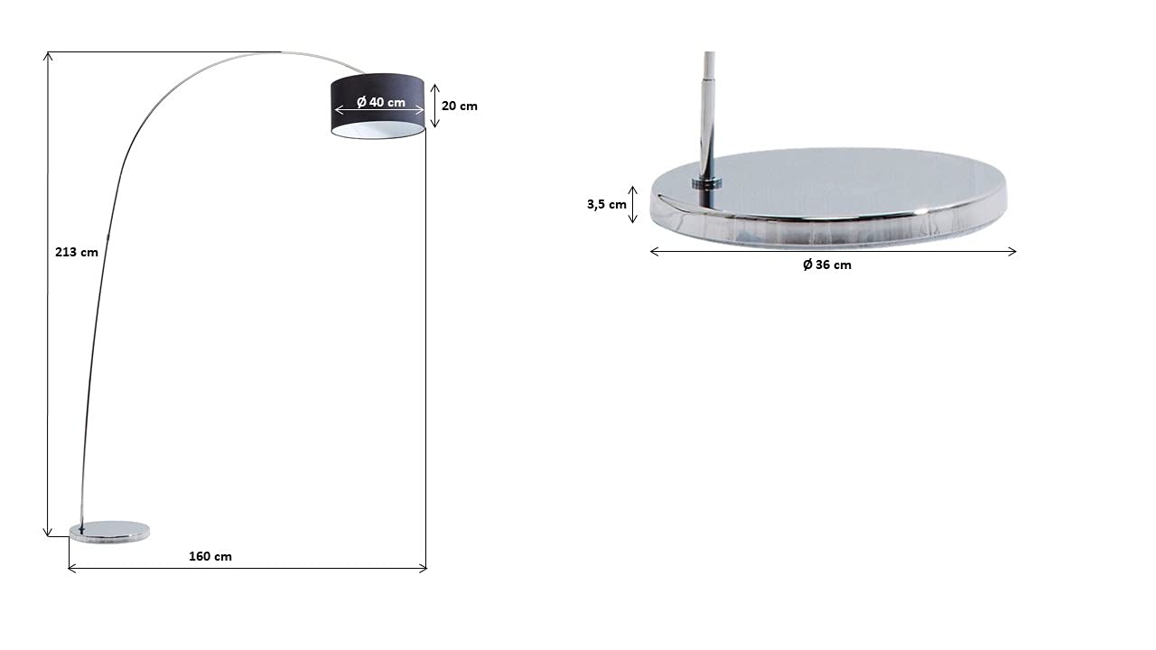 kare-design-standleuchte-gooseneck-bogenleuchte-schwarz-silber-213x160x40-cm image 3