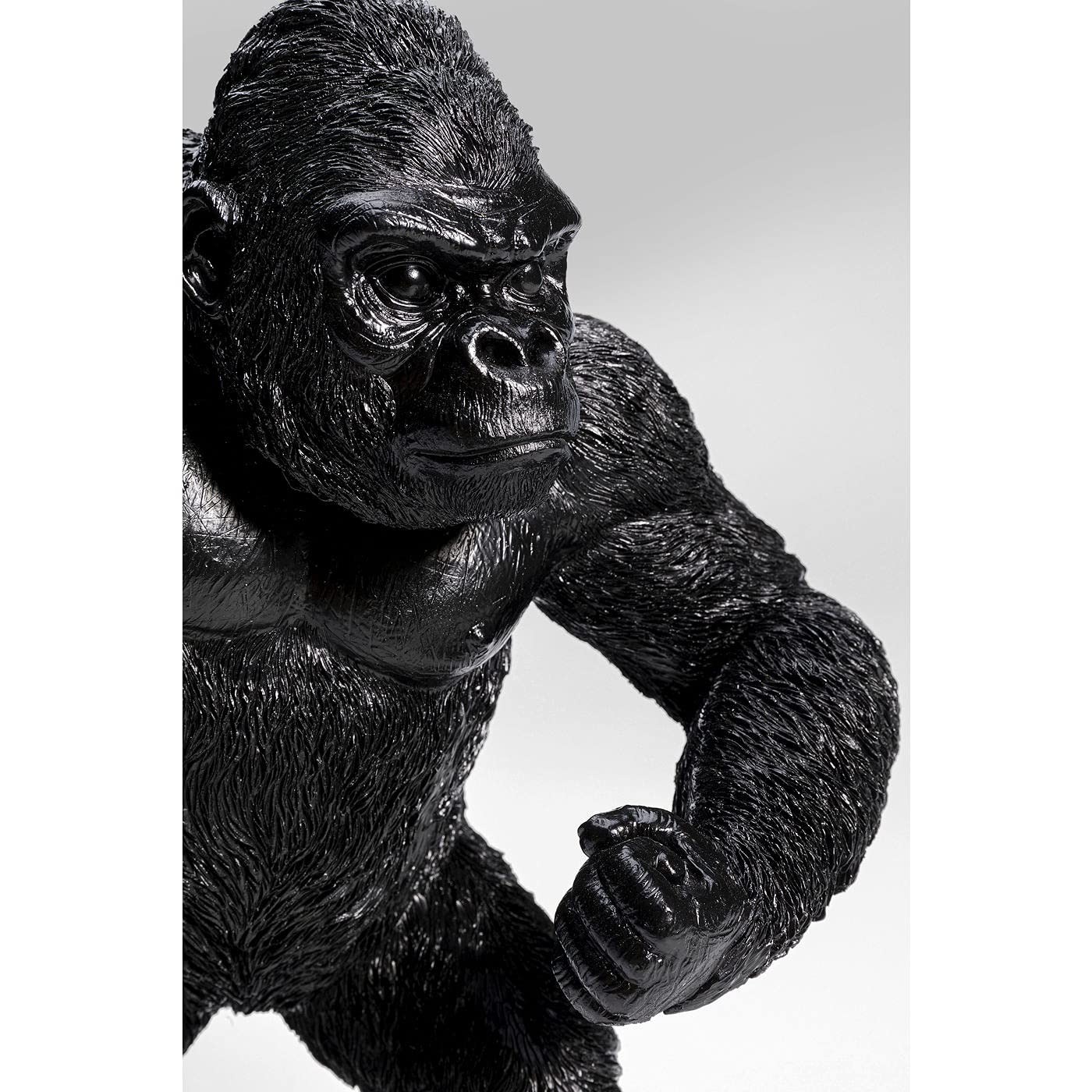 kare-design-tischleuchte-gorille-schwarz-gorilla-leuchte-aus-kunststein image 4