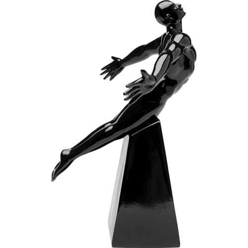 kare-design-deko-figur-jumper-schwarz-37x21x30-cm-handbemalt image 7