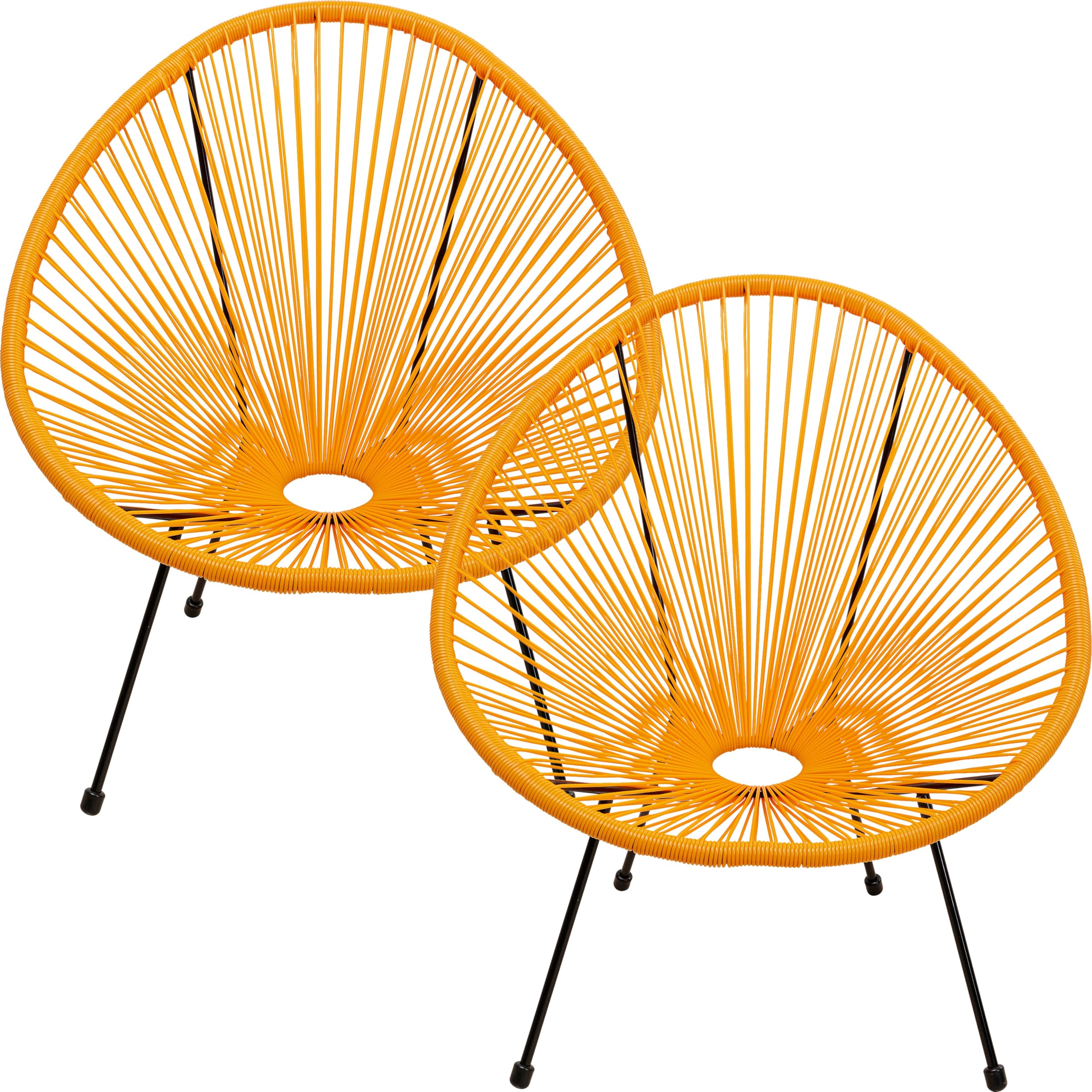 kare-design-gartenm-bel-2er-set-acapulco-orange-2x-retro-loungesessel-outdoor image 1