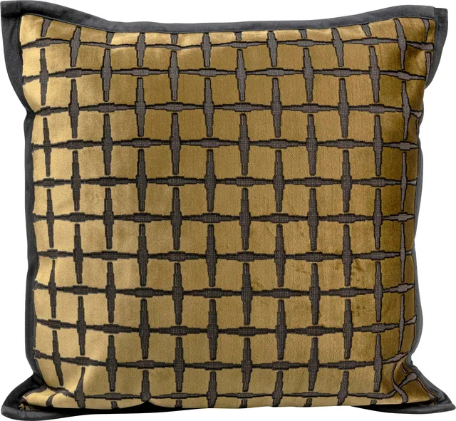 kare-design-jaqui-kissen-kariert-gr-n-quadratisch-45x45-cm image 1