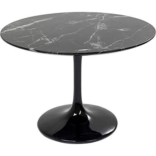 kare-design-solo-marble-tisch-schwarz-rund-d110cm-esstisch-marmor-optik image 6