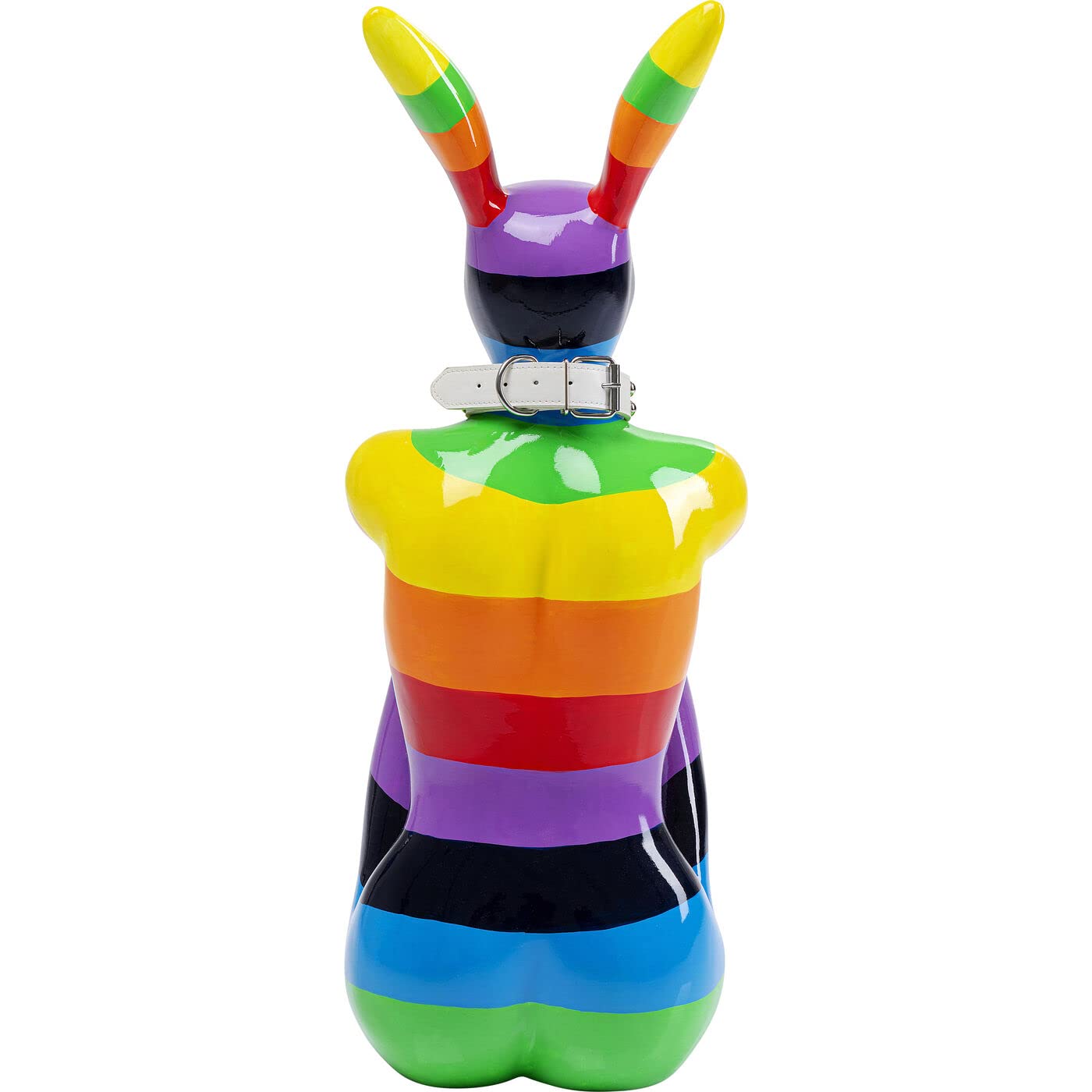 kare-design-sitting-rabbit-rainbow-deko-figur-mehrfarbig-fiberglas-80x35x60-cm image 5