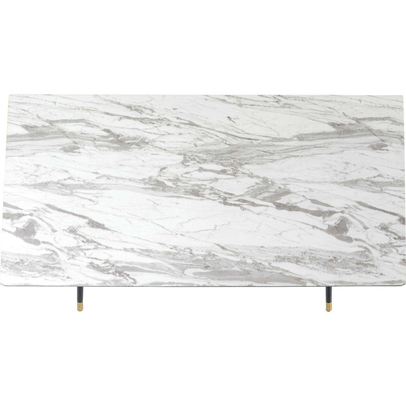 kare-design-tisch-south-beach-esstisch-marmor-look-glas-75x160x90-cm-schwarz-wei image 4