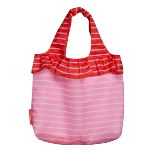 cedon-easy-bag-volant-stripes-pink-red-einkaufsbeutel image 4