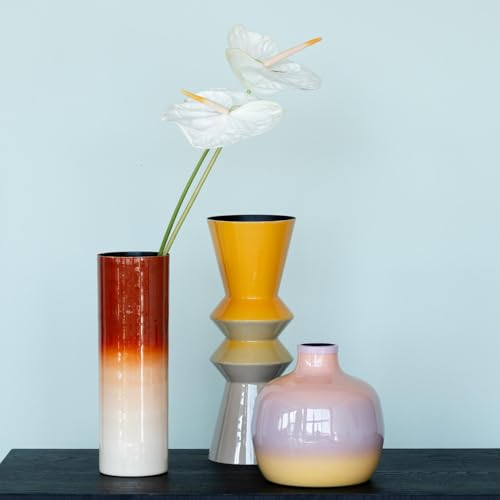 kare-design-vase-rici-swing-gelb-35-cm-blumenvase image 8