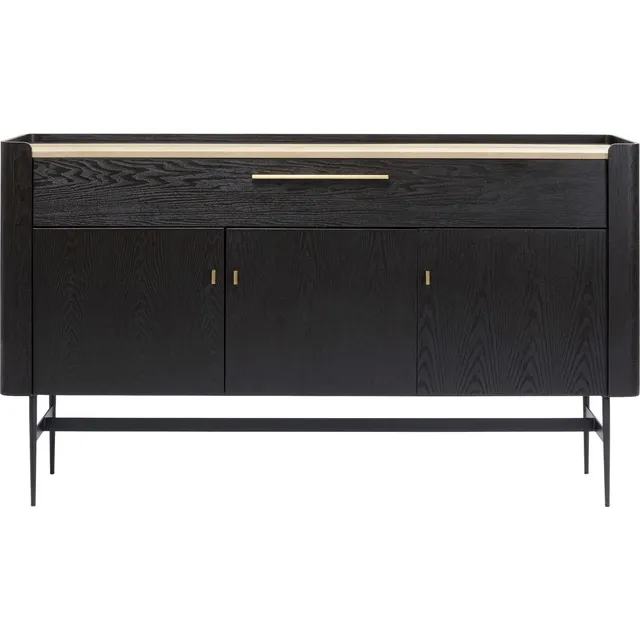 kare-design-barschrank-milano-113x190-retro-schrank-dunkelbraun-mit-reptil-table image 1